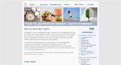 Desktop Screenshot of naturheilpraxis-scharbeutz.de